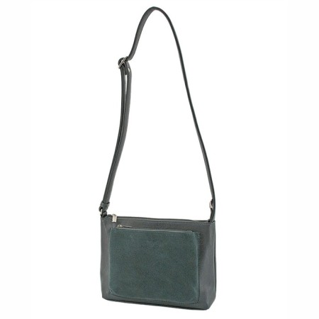 Women's bag (B2757-05140) Artificial leather + suede, gray, 1x210x24 cm