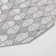 Set of serving napkins on the table "Hypnosis", 4 pcs, d = 38 cm, silver color