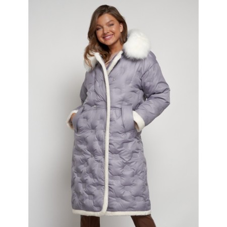 Coat insulated winter female, size 50, color gray-10