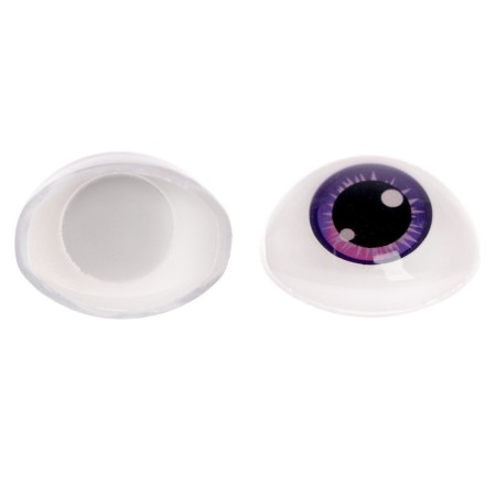 Eyes, set 4 pcs., Size 1 pc: 19.3 × 26 mm, purple color-1