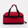 Sports bag with lightning, external pocket, suitcase holder, red color