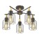Ceiling lamp 5x60W E27, size 50x50x31 cm