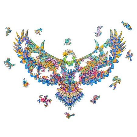 Figure puzzle "Proud eagle", size m-1