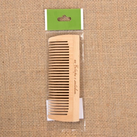 Comb - comb, 12.5 × 4.5 cm, color "Light wood"-3