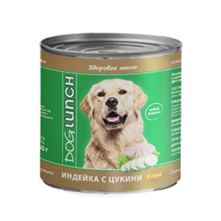 Wet Dog Lunch for dogs, turkey turkey turkey in sauce, 750 g