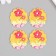 Decor for the work of acrylic "plasticine flowers" 0.2x3.5x3.9 cm
