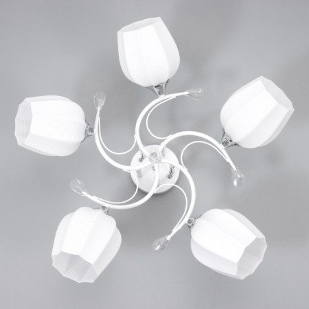 Sarina chandelier 5he27 40w is white 60x60x24cm Bayerlux-4