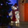 LED figure "Bear in a hat" 18 × 30 × 17 cm, phlock, AAX2 batteries (not in the kit), glow warm white