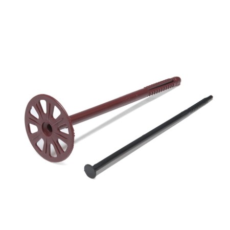 Dyubel "Rice tox" DIM, for thermal insulation, with a plastic nail, 10x200 mm, 150 pcs