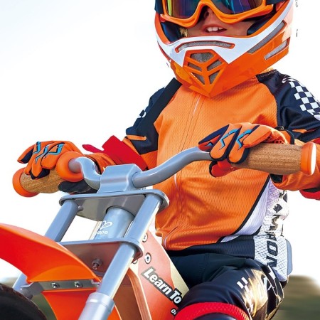 Sports children's Hape, size m, orange color with black-1