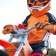 Sports children's Hape, size m, orange color with black