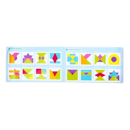 Developing game for the logic “Smart Figures”, 30 cards, instructions and stand, according to the Montessori method-4
