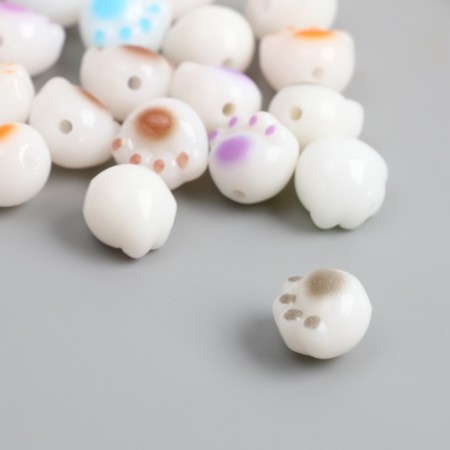 Beads for creativity Plastic "FAI" set 10 pcs 1.1x1.2x0.9 cm-1