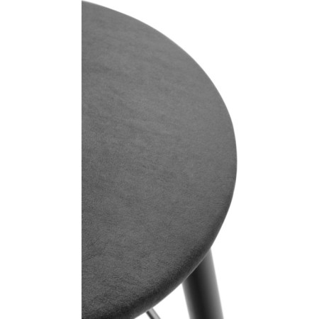 Haric Gangtock chair Graphite Metal/velor, black/gray 38x38x62 cm-2