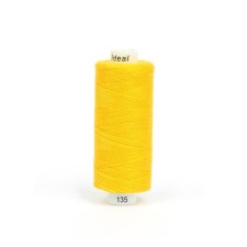 IDEAL 40/2 threads, length 366 m, color No. 135 yellow, 10 pcs in units