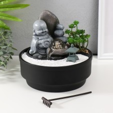 The desktop fountain from the network, the backlight 