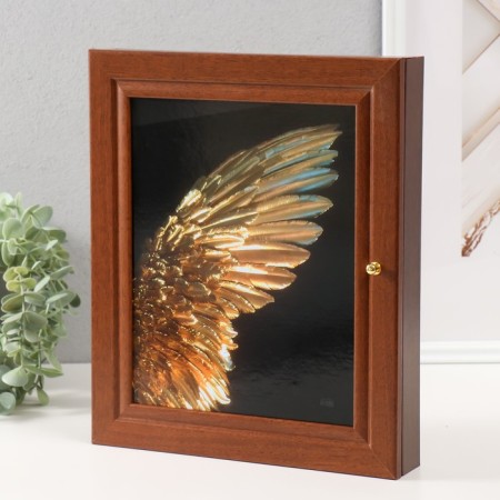 Key "Wing" 26x31cm walnut-2