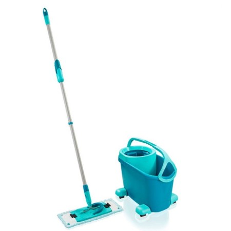A set of moist cleaning Leifheit Clean Twist M Ergo, mop, bucket on wheels
