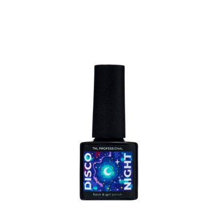 Gel Lac TNL Professional with color neon mica Disco Night Orange tequila No. 7, 6 ml-1