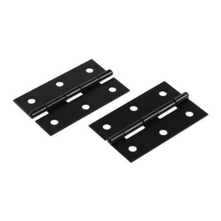 Loop overhead tundra, 60x37x0.9 mm, black color, 2 pcs