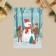 Postcard for every day "Winter Fun", Snowman, 7.5 x 10.5 cm, New Year
