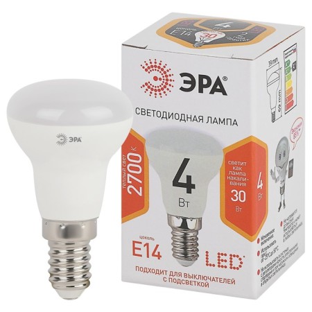 LED LED era Standard "Reflector", 4 W, E14, 320 lm, 2700k, glow warm white-1