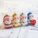Christmas tree decoration "Santa Claus" (set 4 pcs) 7.5x4.5 cm, mix