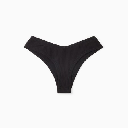 Panties female Braziliana, black color, rr 44 (s)-2