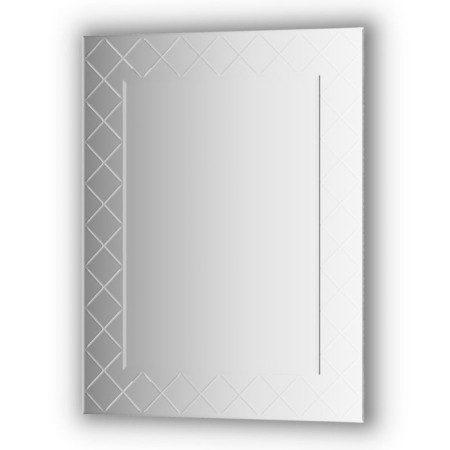 Mirror with engraving 70x90 cm, EvoForm