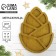 New Year. Menzhitsa Wooden "Bump", 21.9 x 30 cm
