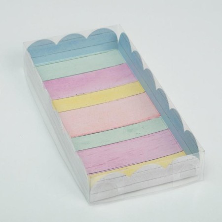 Cookie box, confectionery packaging with PVC lid, have a nice day, 10.5 x 21 x 3 cm-2
