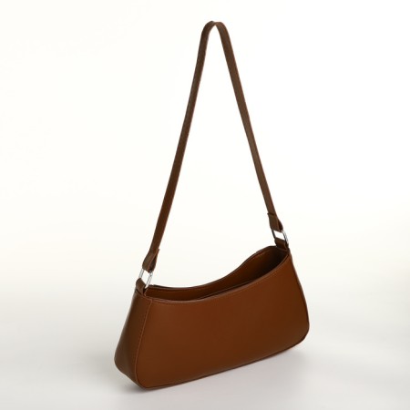 Bag Women's Baget with a zipper, chocolate color-1