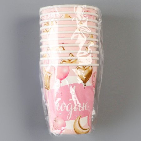 A one -time paper glass "1 year old baby", 250ml.-3