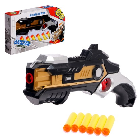 Blaster "Winner", shoots soft bullets