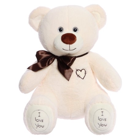 Soft toy "Bear Phil", 65 cm, Latte color