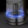 Electric ketter KitFort KT-6664, glass, 1.7 l, 2200 watts, gray