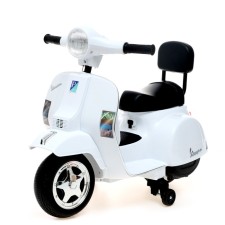 Vespa PX electric motorcycle, white color