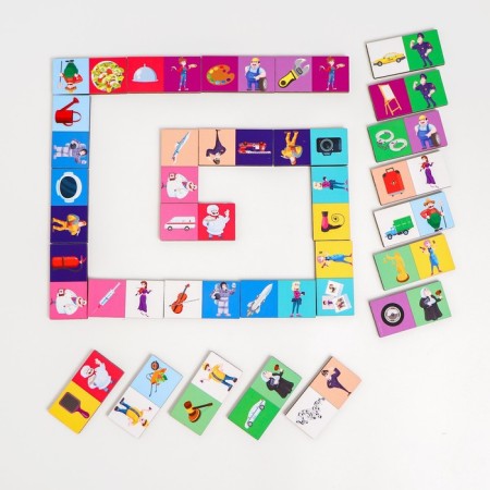 Smart domino. We study professions, 28 chips-2