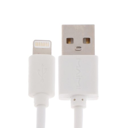 Maimi M215, Lightning - USB, 2 A, 1 m, white cable-1