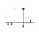 Riya chandelier, size 126x6x96/66/56 cm, 4x10W, GU10