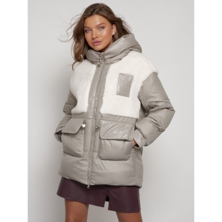 Winter jacket, size 48, light brown color-23