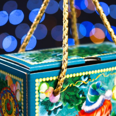 Gift box "New Year's elves" 16.5 x 7.9 x 20.8 cm-3