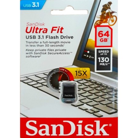 USB flash drive 64 GB Sandisk Ultra Fit USB3.1 SDCZ430-064G-G46
