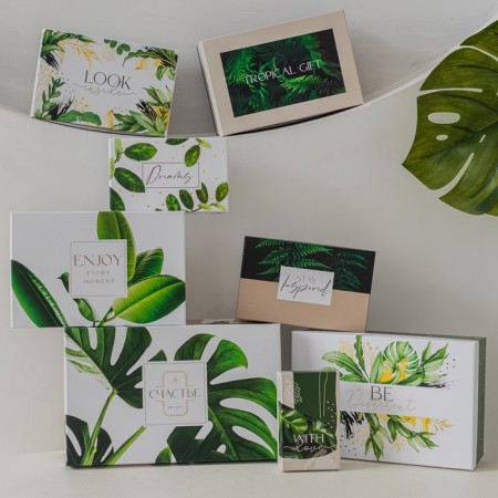 Set of boxes 10 in 1, gift packaging, “Green”, 12 x 7 x 4 - 32.5 x 20 x 12.5 cm-7