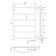 Electric towel "Laris" Classic, 500x800 mm, 6 crossbars, ladder, right