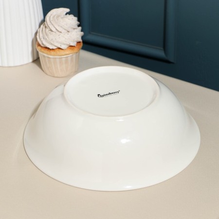 Porcelain salad) City, d = 23 cm 1.5 l, white-2