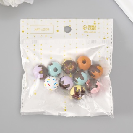 Beads for creativity tree "Sweets" set 10 pcs d = 1.6 cm-3