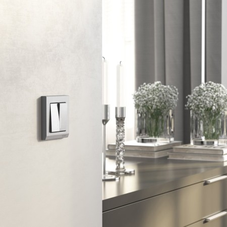 Two -clavy circuit breaker with backlight (silver matte) W1120165-1