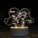 Acrylic lamp "Love this...", model GBV-0121