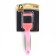 A bilateral flexible packer with straight and bent teeth, 20.5 x 4.5 cm, pink